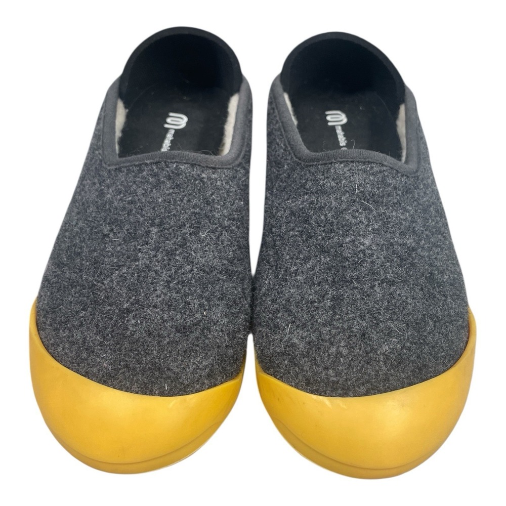 MAHABIS CURVE CLASSIC Comfort Slipper Grey Wool Slip On Women's 36/5.5-6. - Picture 4 of 8
